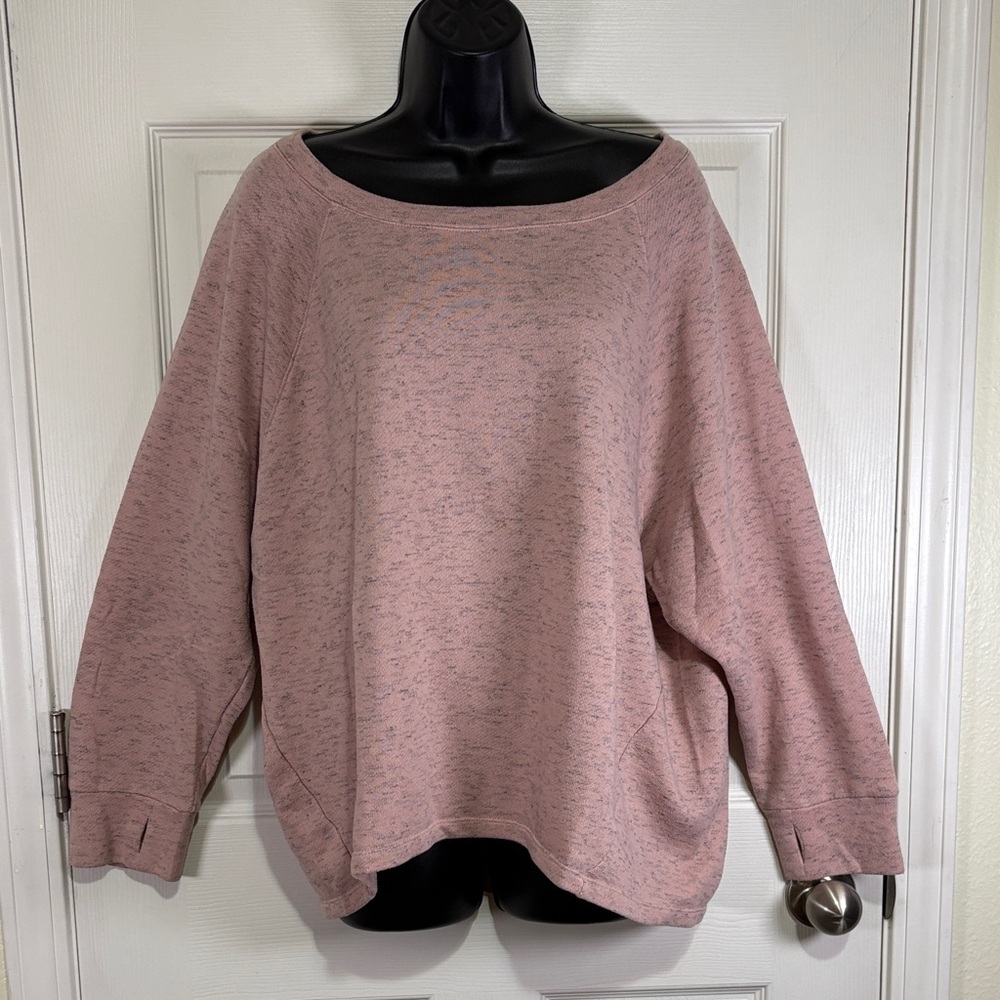 Motherhood Maternity Pink Baggy Sweatshirt Size Large